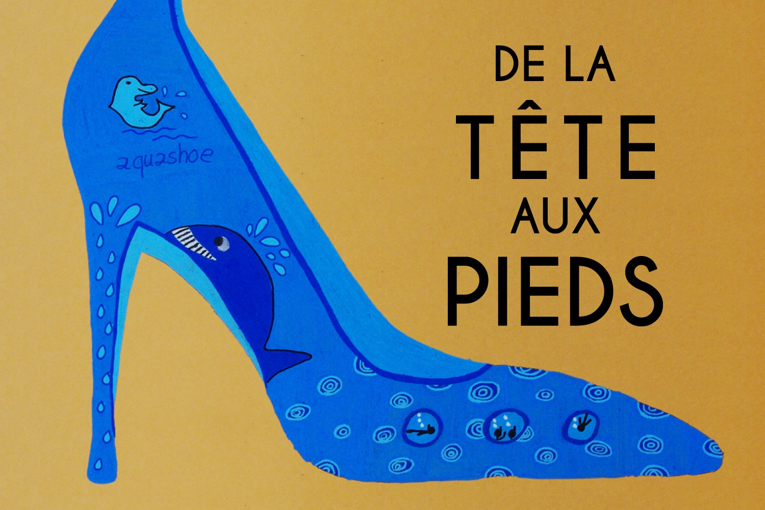 Visuel de l'expo De la tête aux pieds