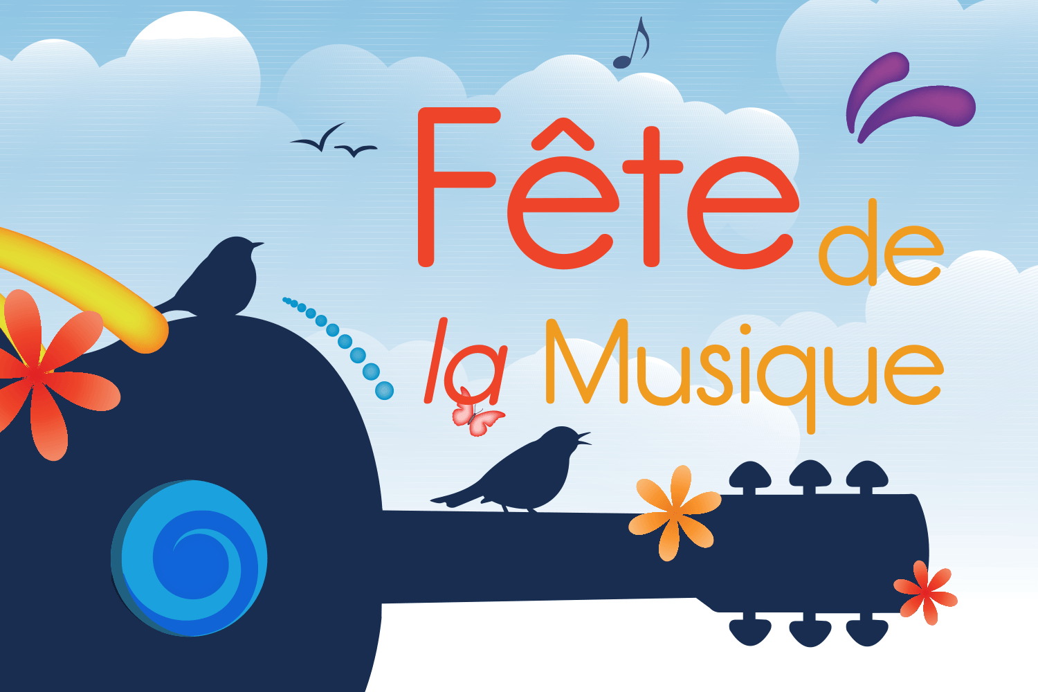 Visuel de la fête de la musique de Saint-Cloud 2018