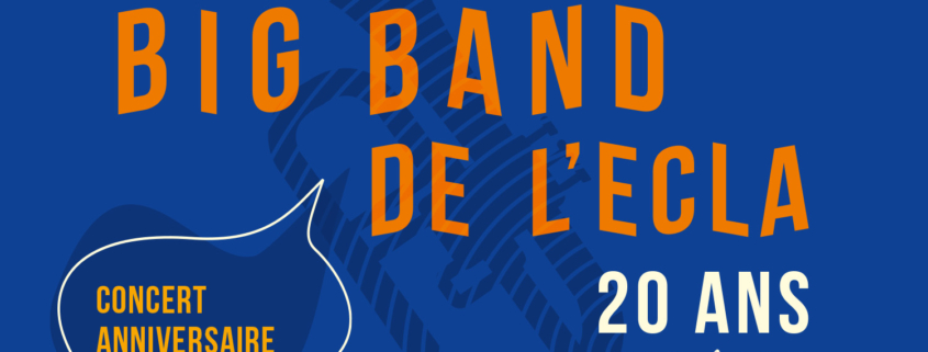 Visuel du concert des 20 ans du Big Band