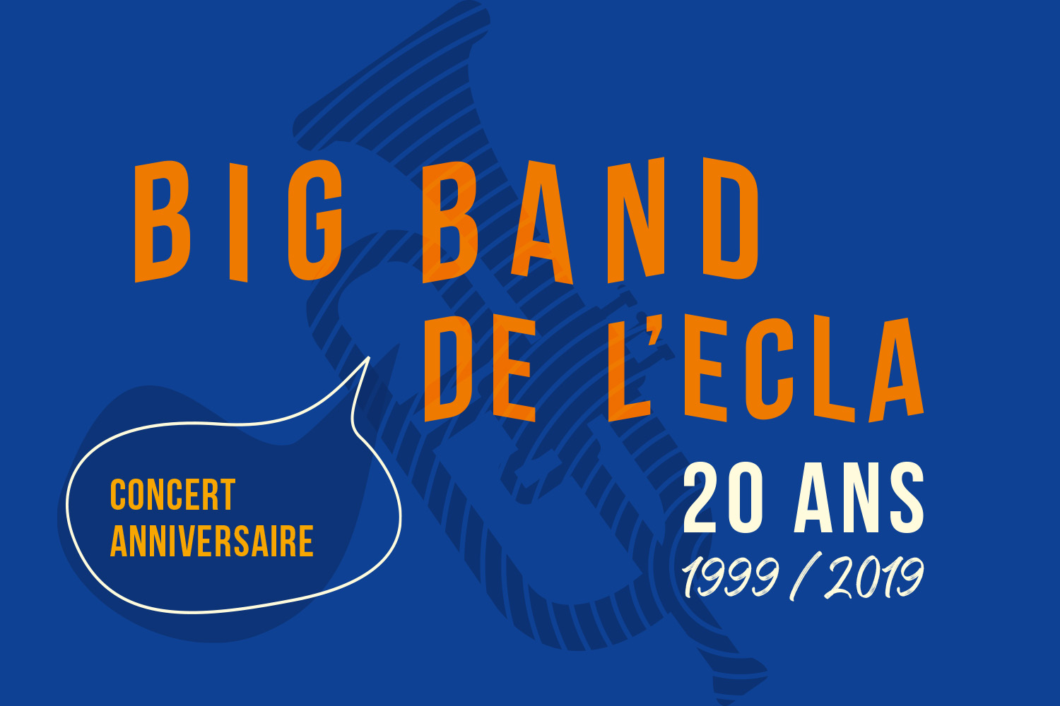 Visuel du concert des 20 ans du Big Band