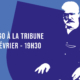 Affiche pour la lecture publique Hugo à la tribune