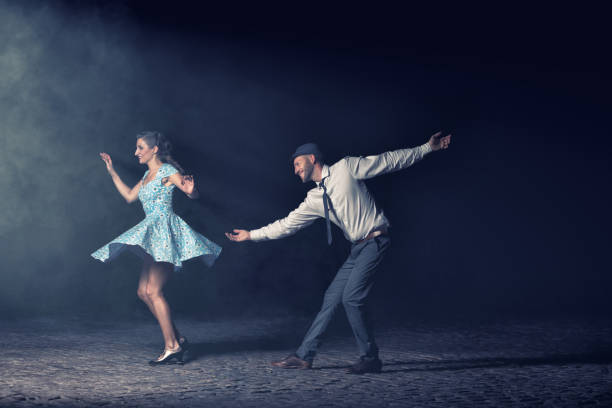 Couple dansant le Lindy Hop