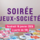 Soirée jeux de société