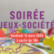 Soirée jeux mars 2026