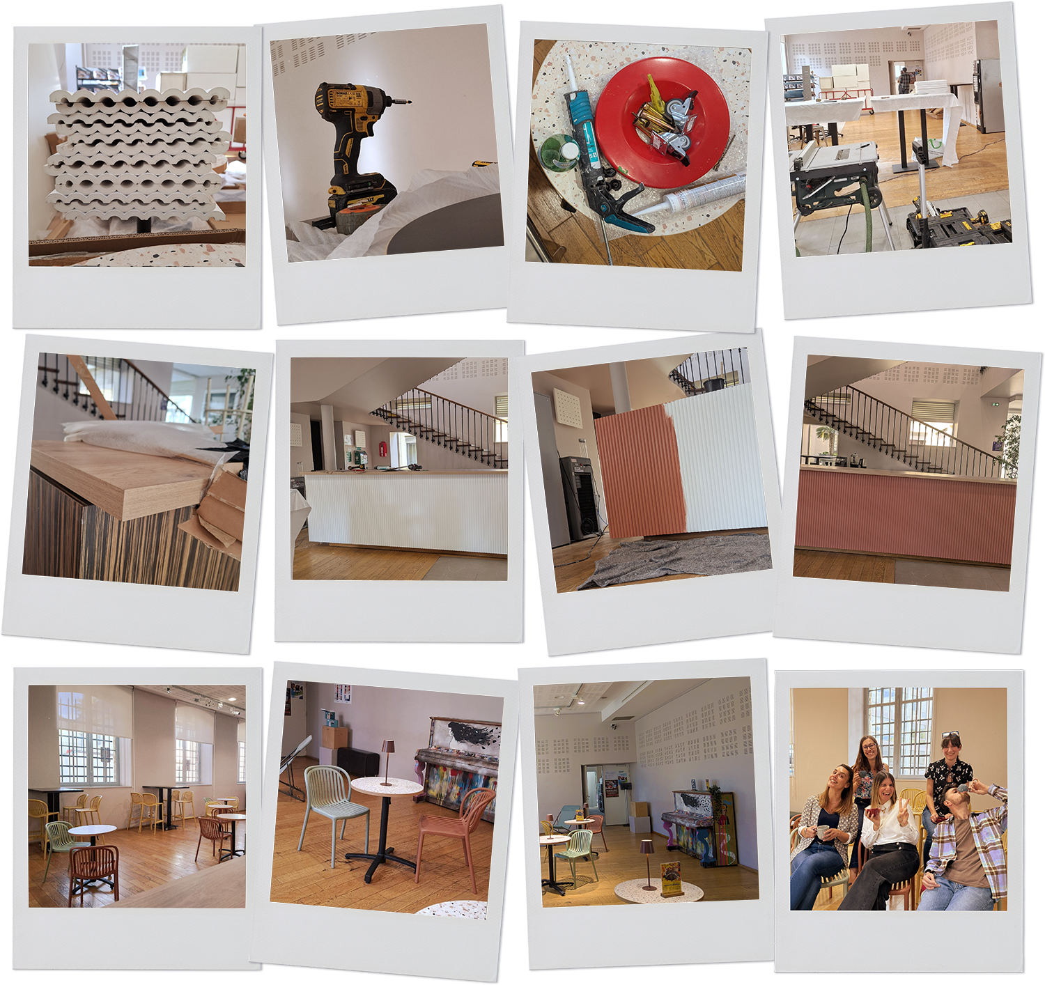 LI_pola_travauxSAC26 Polaroids des travaux au SAC