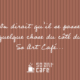 On dirait qu’il se passe quelque chose du côté du So Art Café...