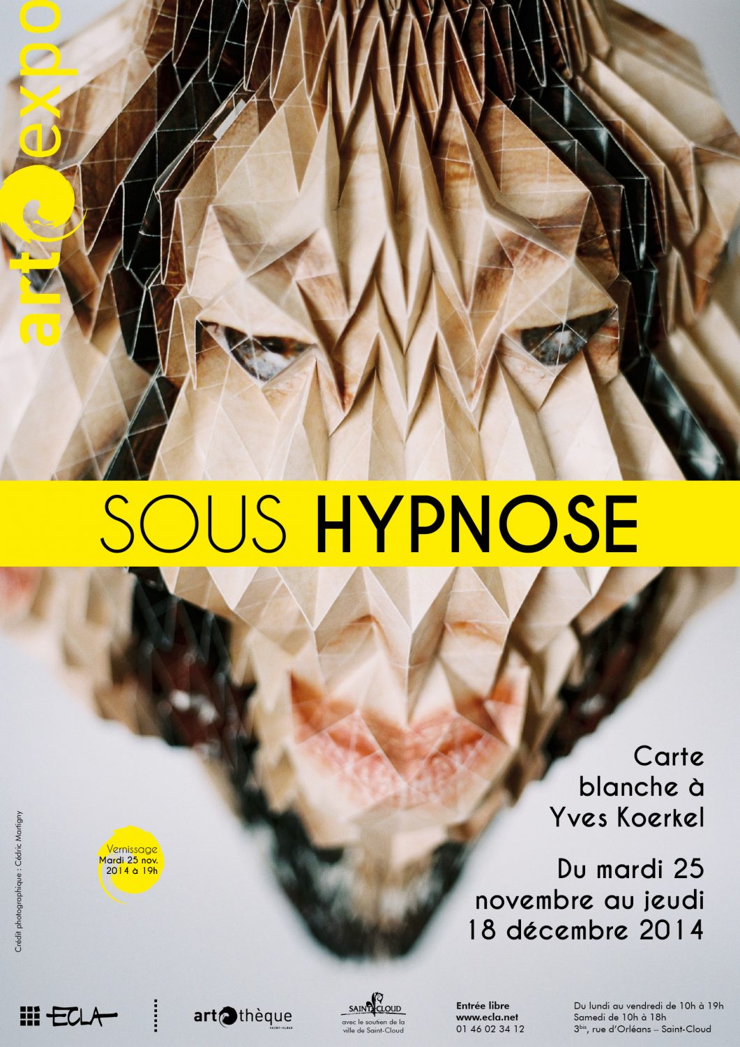 Affiche de l'exposition Sous hypnose