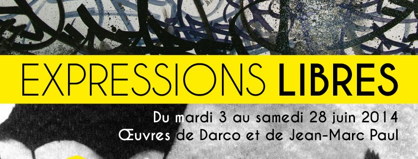 Affiche de l'exposition Expressions libres