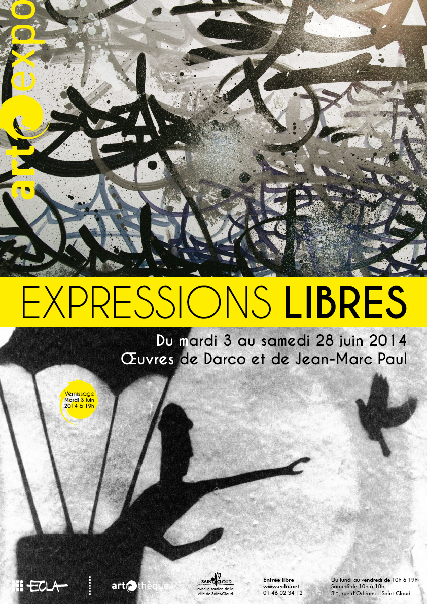Affiche de l'exposition Expressions libres