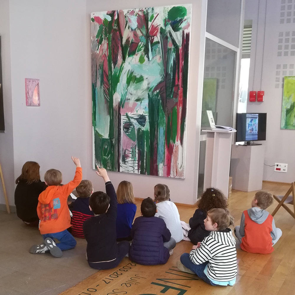 Actions pédagogiques Visite de classe, exposition Rainforest